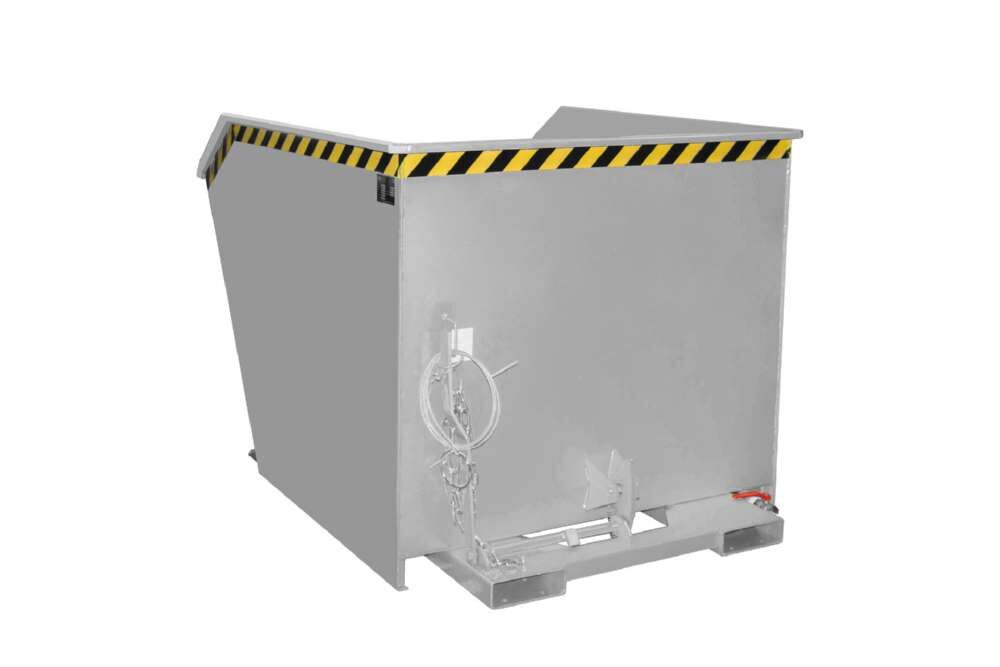 Bauer Spänebehälter SGU 150 lackiert mausgrau 1280 x 1640 x 1090 mm Bauer Spänebehälter SGU 150 lackiert mausgrau 1280 x 1640 x 1090 mm