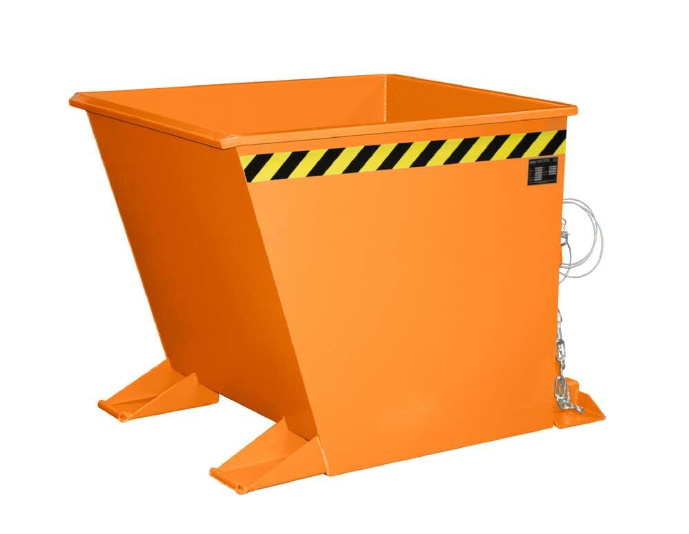 Bauer Spänebehälter lackiert in der Farbe Gelborange SGU-RZ 55 Produktbild Bauer Spänebehälter lackiert in der Farbe Gelborange SGU-RZ 55