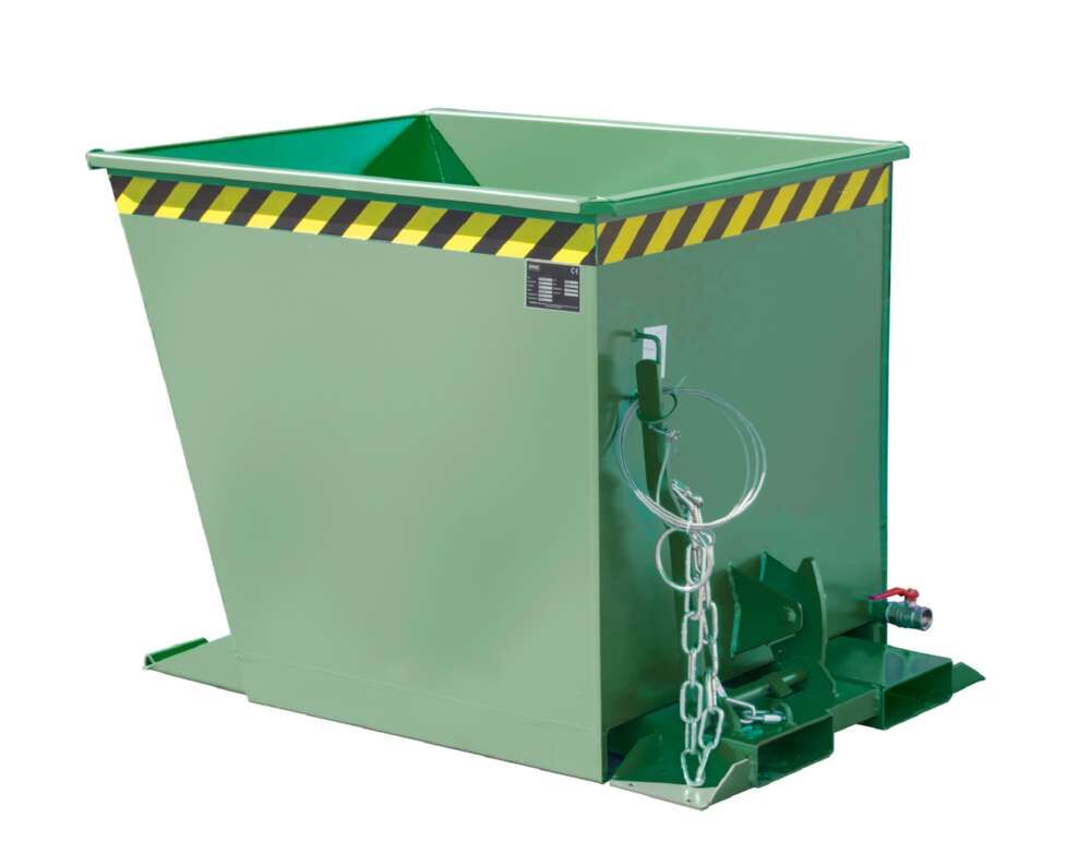 Bauer Spänebehälter lackiert in der Farrbe Resedagrün SGU-RZ 55 Produktbild Bauer Spänebehälter lackiert in der Farrbe Resedagrün SGU-RZ 55 bild 2