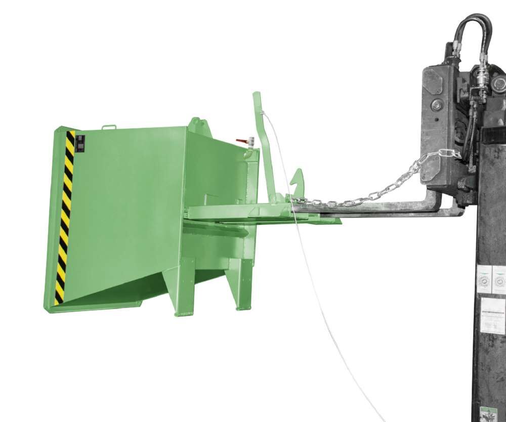 Bauer Spänebehälter lackiert in der Farrbe Resedagrün SGU-RZ 55 Produktbild Bauer Spänebehälter lackiert in der Farrbe Resedagrün SGU-RZ 55 bild 3