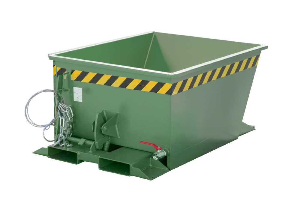 Bauer Spänebehälter lackiert in der Farbe Resedagrün SGU-RZ 30 Produktbild Bauer Spänebehälter lackiert in der Farbe Resedagrün SGU-RZ 30