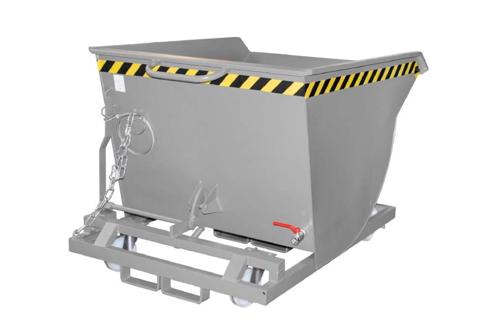 Bauer Spänebehälter SKM 50 lackiert mausgrau 1280 x 1275 x 820 mm Produktbild Bauer Spänebehälter SKM 50 lackiert mausgrau 1280 x 1275 x 820 mm
