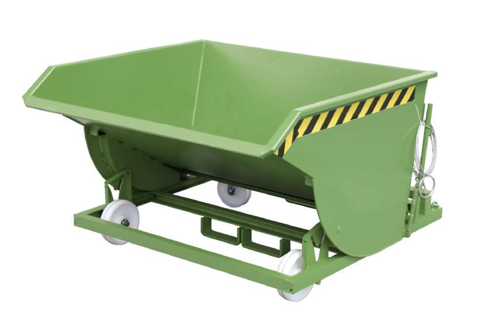 Bauer Spänebehälter SKM 75 lackiert resedagrün mit Abrollmechanismus Produktbild Bauer Spänebehälter SKM 75 lackiert resedagrün mit Abrollmechanismus