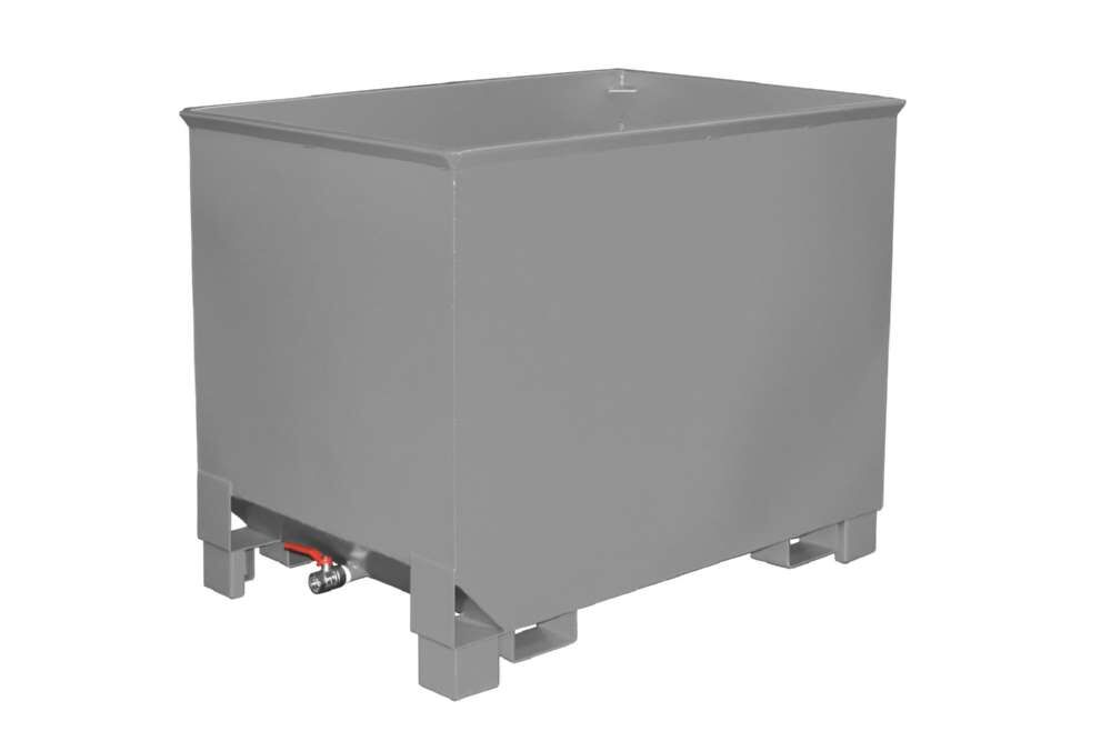 Bauer Spänekasten CS 80 lackiert in der Farbe Mausgrau Produktbild Bauer Spänekasten CS 80 lackiert in der Farbe Mausgrau