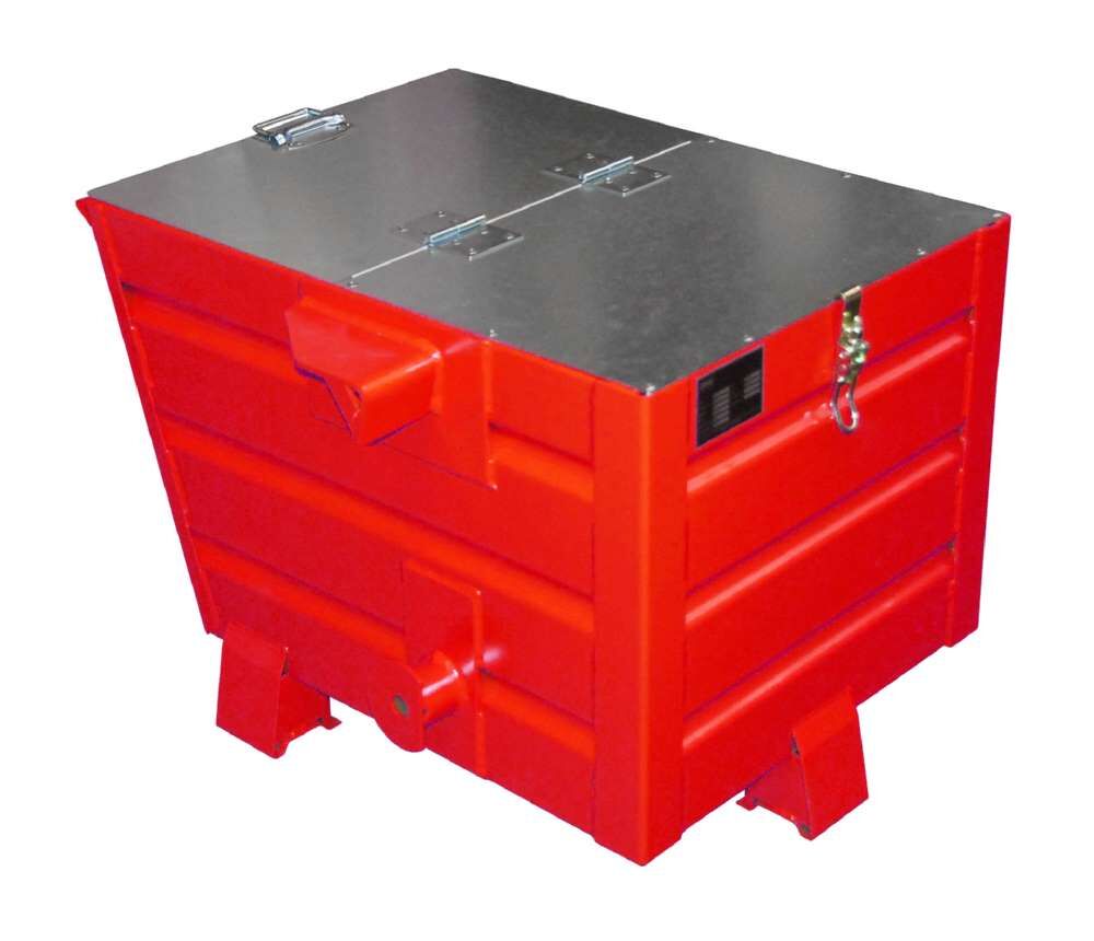 Bauer Stapelkipper BSK für robuste Beanspruchung für Gabelstabler lackiert feuerrot Produktbild Bauer Stapelkipper BSK für robuste Beanspruchung für Gabelstabler lackiert feuerrot bild 2