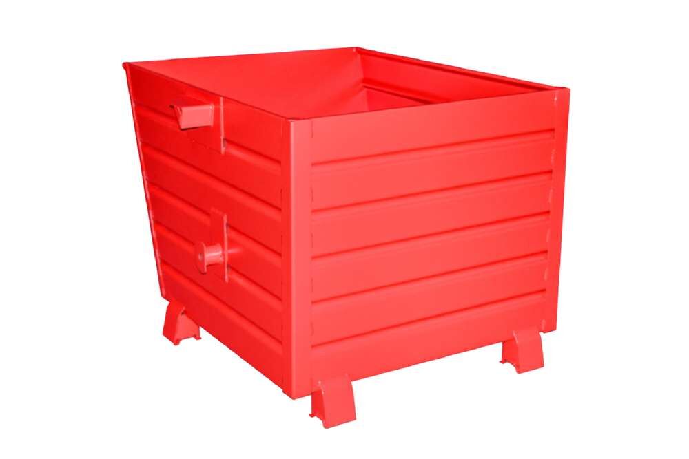 Bauer Stapelkipper BSK 90 stapelbar lackiert feuerrot Produktbild Bauer Stapelkipper BSK 90 stapelbar lackiert feuerrot