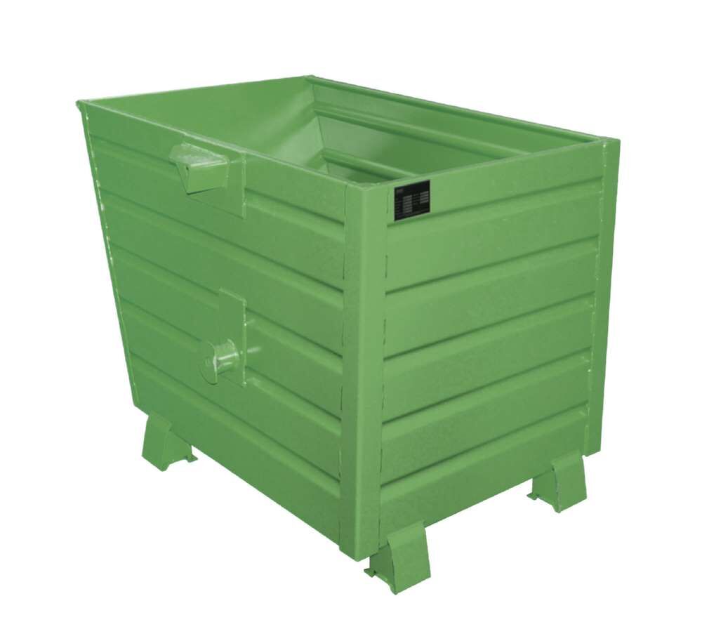 Bauer Stapelkipper BSK 70 stapelbar lackiert resedagrün Produktbild Bauer Stapelkipper BSK 70 stapelbar lackiert resedagrün