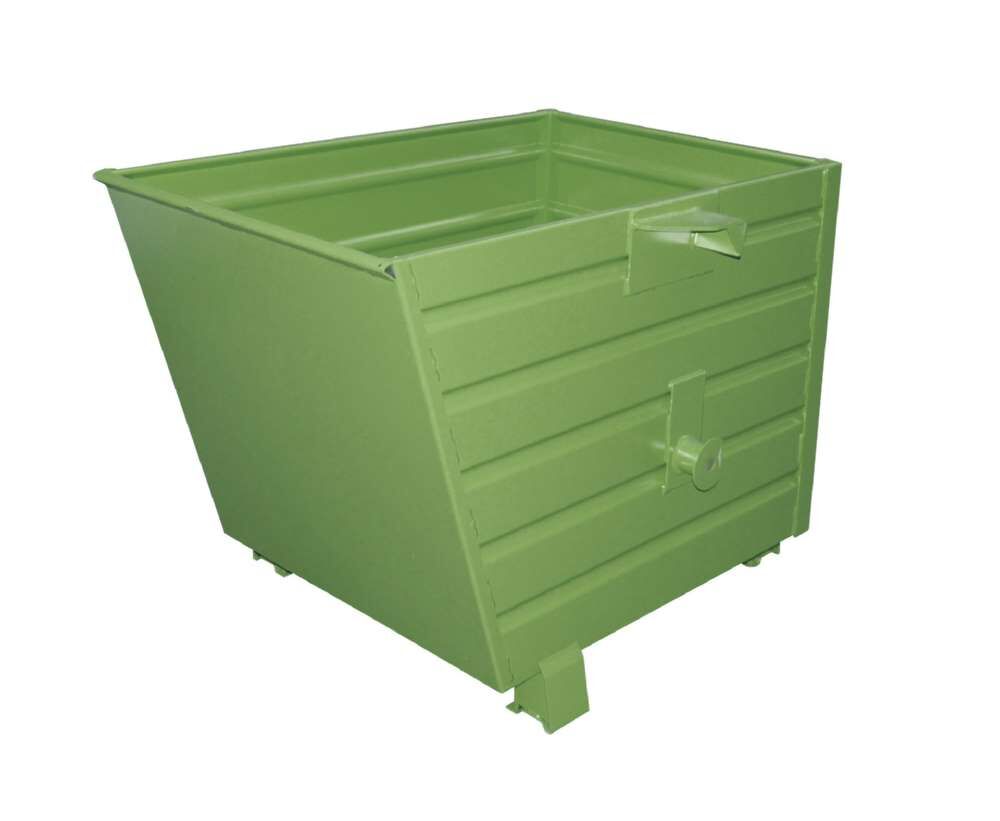 Bauer Stapelkipper BSK 70 stapelbar lackiert resedagrün Produktbild Bauer Stapelkipper BSK 70 stapelbar lackiert resedagrün bild 2