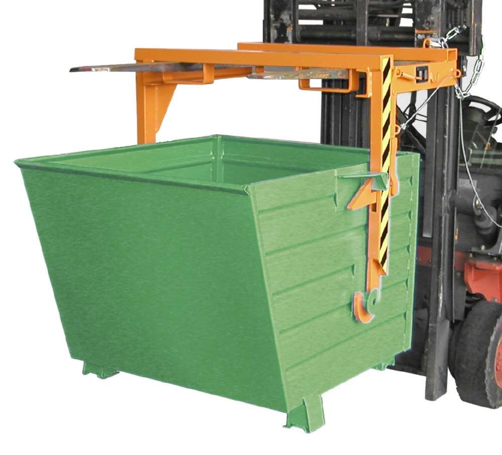 Bauer Stapelkipper BSK 90 lackiert resedagrün Breite 1000 mm Produktbild Bauer Stapelkipper BSK 90 lackiert resedagrün Breite 1000 mm bild 3