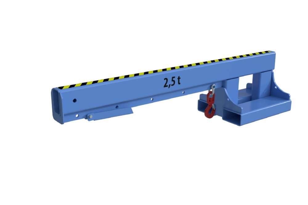 Bauer Teleskop-Lader KT-K 2,5 lackiert lichtblau 1 Wirbellasthaken Produktbild Bauer Teleskop-Lader KT-K 2,5 lackiert lichtblau 1 Wirbellasthaken