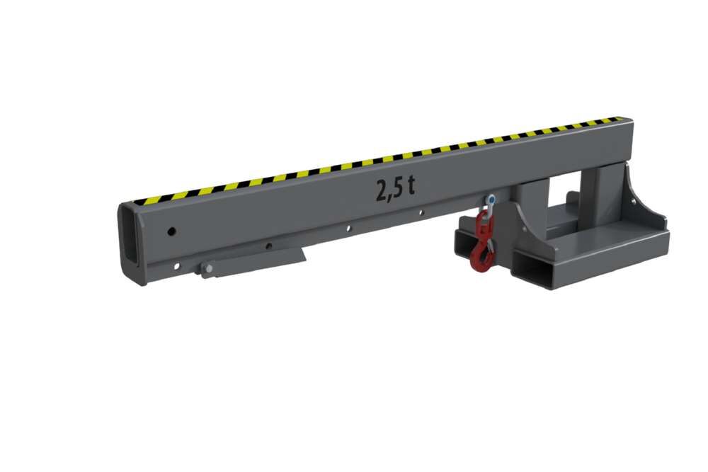 Bauer Teleskop-Lader KT-K 2,5 lackiert mausgrau Länge 2000 mm Produktbild Bauer Teleskop-Lader KT-K 2,5 lackiert mausgrau Länge 2000 mm