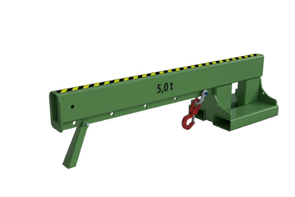 Bauer Teleskop-Lader KT-K 5,0 lackiert resedagrün 1 Wirbellasthaken Produktbild Bauer Teleskop-Lader KT-K 5,0 lackiert resedagrün 1 Wirbellasthaken bild 2