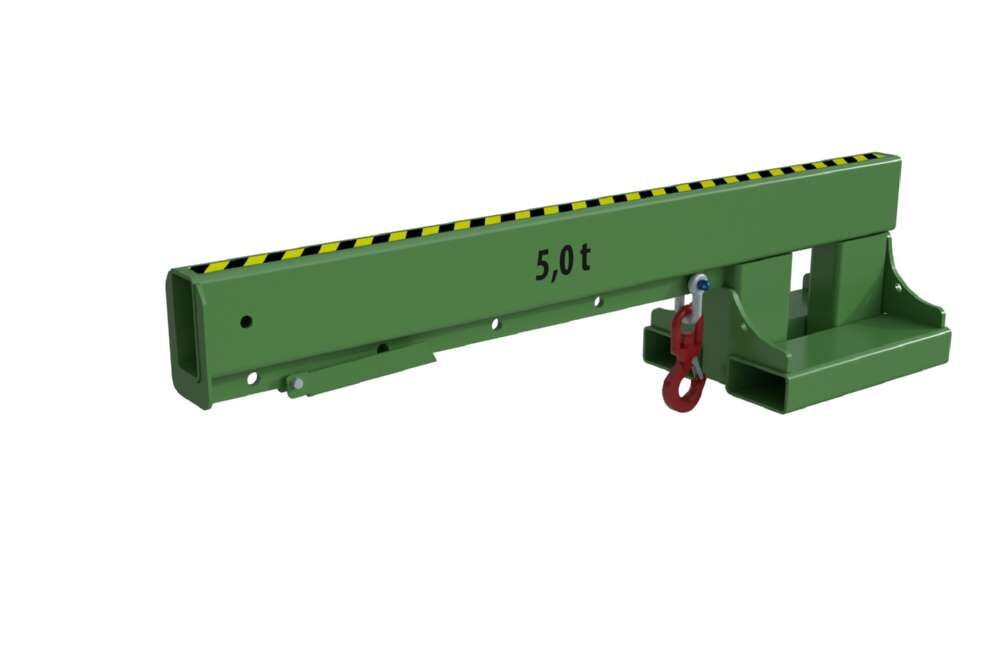 Bauer Teleskop-Lader KT-K 5,0 lackiert resedagrün 1 Wirbellasthaken Produktbild Bauer Teleskop-Lader KT-K 5,0 lackiert resedagrün 1 Wirbellasthaken