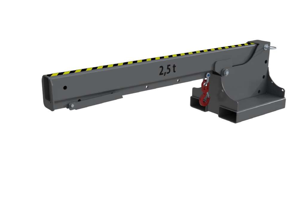 Bauer Teleskop-Lader KTH-K 2,5 lackiert mausgrau 3 Winkel einstellbar Produktbild Bauer Teleskop-Lader KTH-K 2,5 lackiert mausgrau 3 Winkel einstellbar