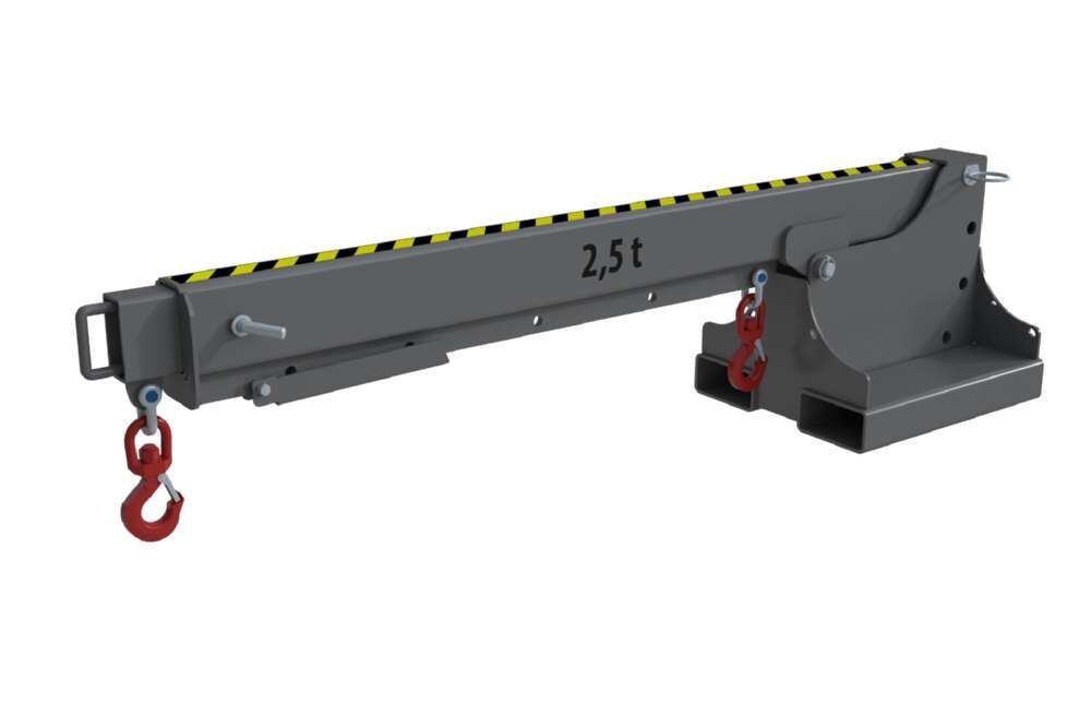 Bauer Teleskop-Lader KTH 2,5 lackiert mausgrau 3 Winkel einstellbar Produktbild Bauer Teleskop-Lader KTH 2,5 lackiert mausgrau 3 Winkel einstellbar