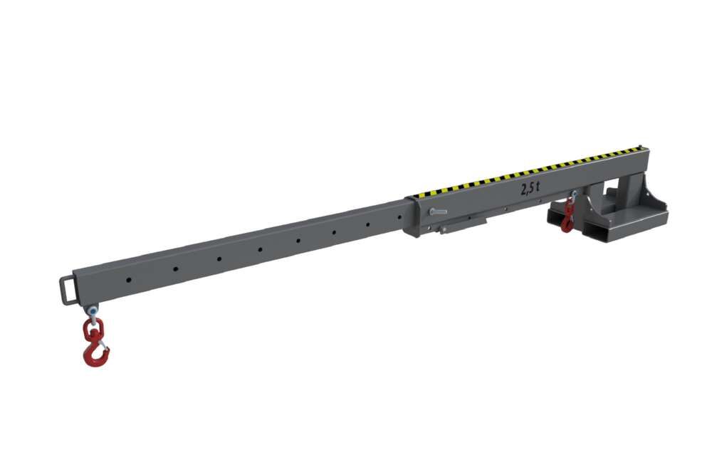 Bauer Teleskop-Lader KT 2,5 für Gabelstapler lackiert mausgrau 8-fach teleskopierbar Produktbild Bauer Teleskop-Lader KT 2,5 für Gabelstapler lackiert mausgrau 8-fach teleskopierbar bild 4