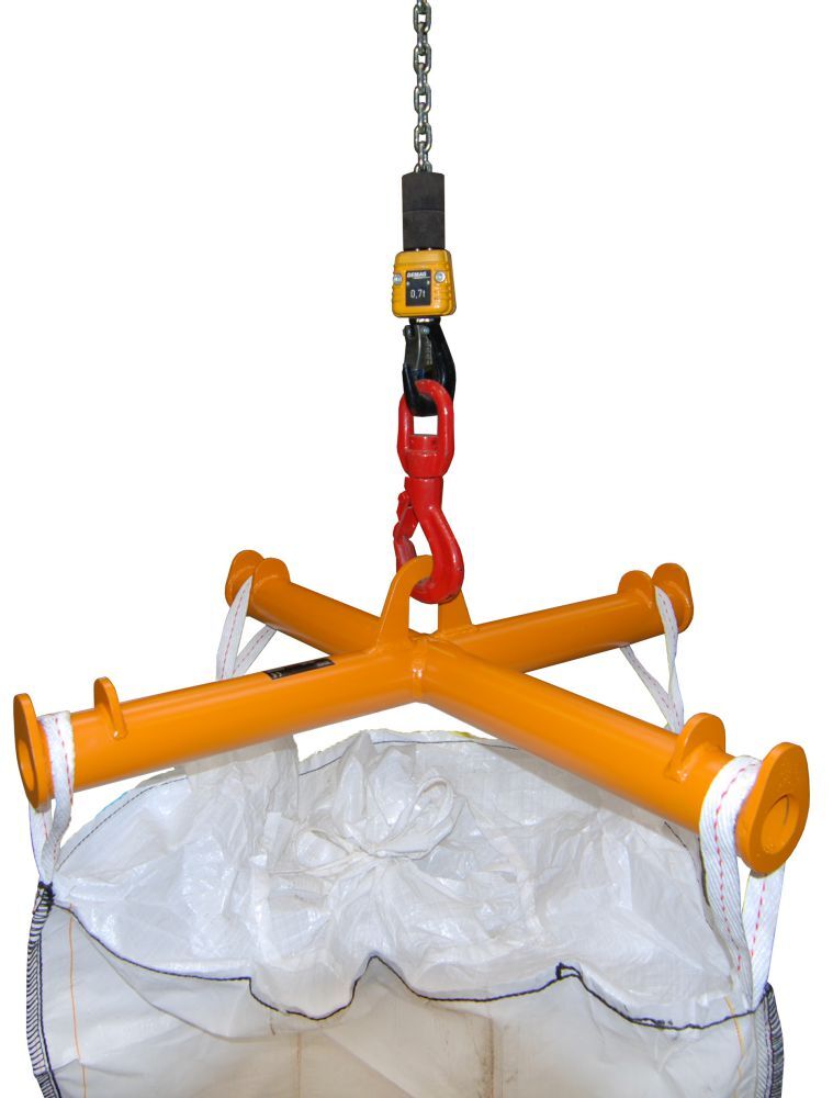 Bauer Traverse für Big Bags TBB lackiert in der Farbe Gelborange Produktbild Bauer Traverse für Big Bags TBB lackiert in der Farbe Gelborange bild 2