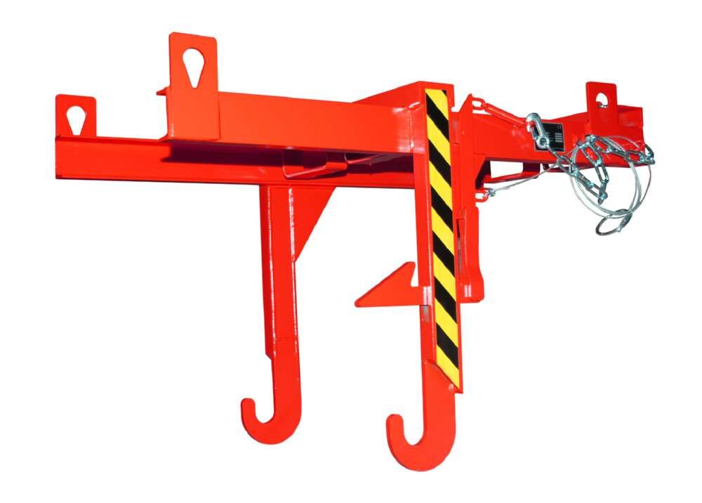 Bauer Traverse für Stapelkipper BKT 30 Einfahrbügeln und Kranösen feuerrot Produktbild Bauer Traverse für Stapelkipper BKT 30 Einfahrbügeln und Kranösen feuerrot