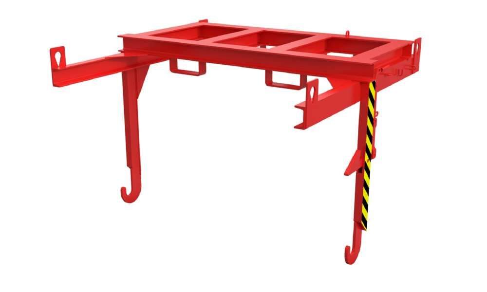 Bauer Traverse für Stapelkipper BKT 150 feuerrot Produktbild Bauer Traverse für Stapelkipper BKT 150 feuerrot