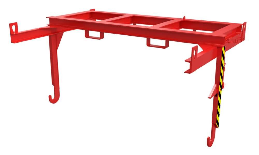 Bauer Traverse für Stapelkipper BKT 200 feuerrot Kippen in jeder Höhe Produktbild Bauer Traverse für Stapelkipper BKT 200 feuerrot Kippen in jeder Höhe
