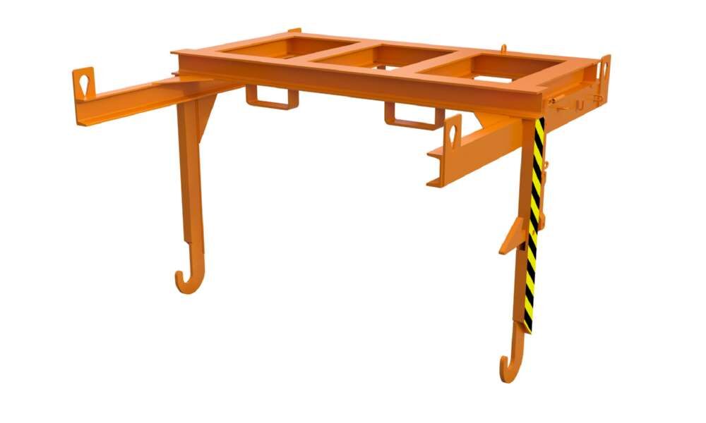 Bauer Traverse für Stapelkipper BKT 150 gelborange Produktbild Bauer Traverse für Stapelkipper BKT 150 gelborange