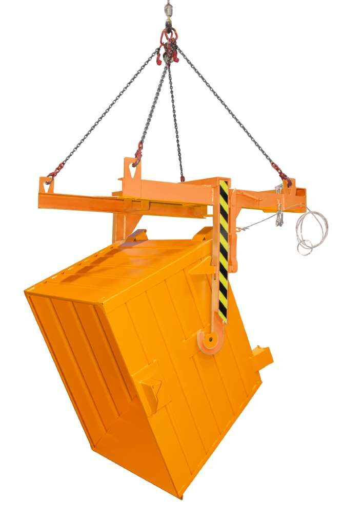 Bauer Traverse für Stapelkipper BKT 70 gelborange Kippen in jeder Höhe Produktbild Bauer Traverse für Stapelkipper BKT 70 gelborange Kippen in jeder Höhe