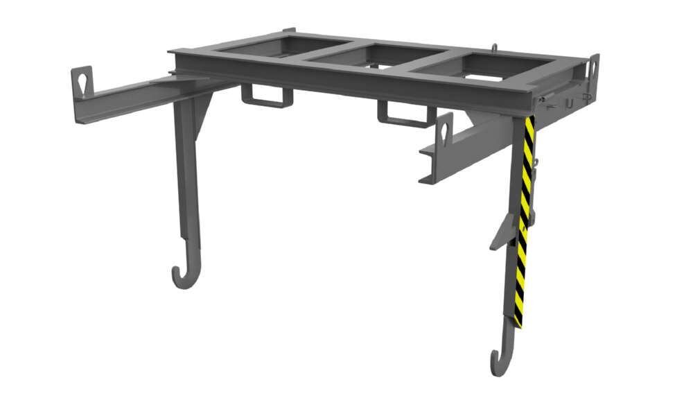 Bauer Traverse für Stapelkipper BKT 150 mausgrau Kippen in jeder Höhe Produktbild Bauer Traverse für Stapelkipper BKT 150 mausgrau Kippen in jeder Höhe