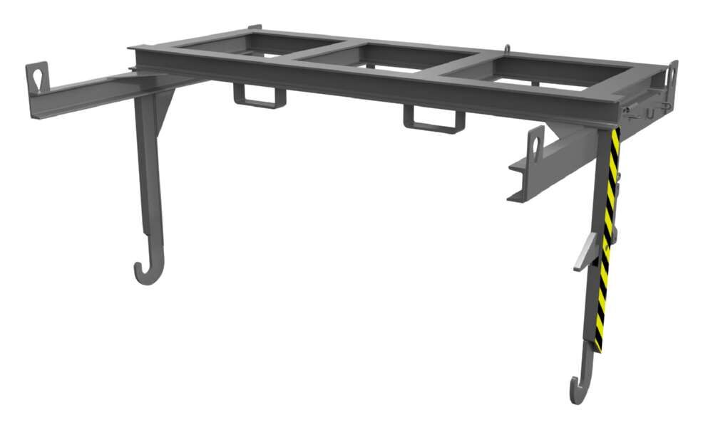 Bauer Traverse für Stapelkipper BKT 200 mausgrau RAL 7005 Produktbild Bauer Traverse für Stapelkipper BKT 200 mausgrau RAL 7005