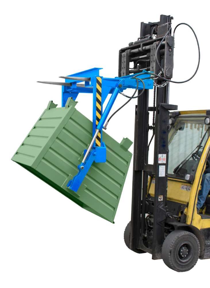 Bauer Traverse für Stapelkipper BST H90 lichtblau RAL 5012 Produktbild Bauer Traverse für Stapelkipper BST H90 lichtblau RAL 5012 bild 2