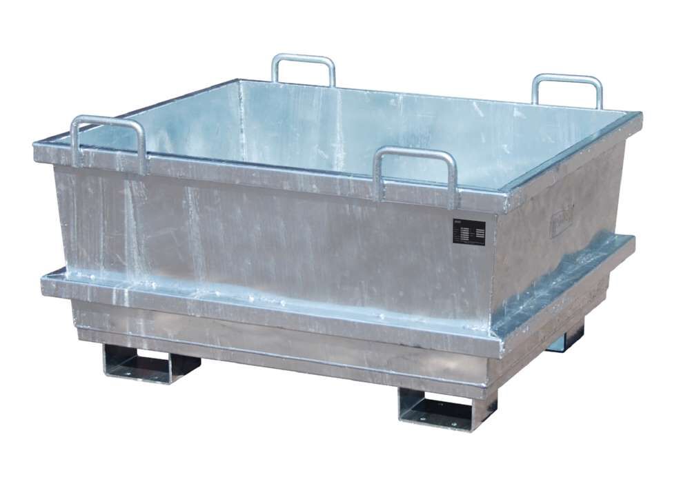 Bauer Universalcontainer UC 500 feuerverzinkt 1200 x 1040 x 680 mm Produktbild Bauer Universalcontainer UC 500 feuerverzinkt 1200 x 1040 x 680 mm