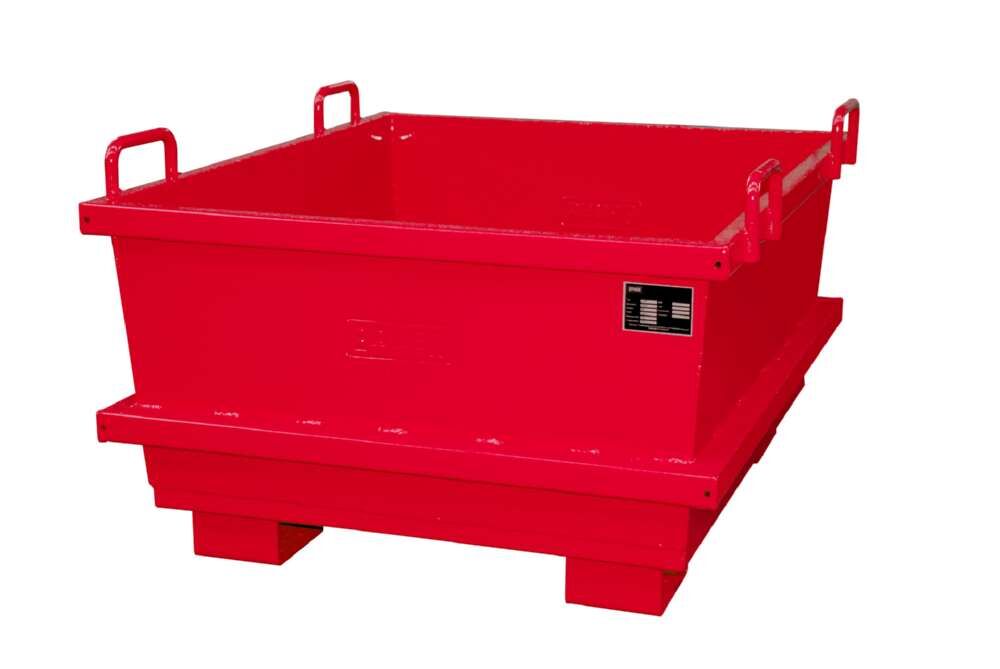 Bauer Universalcontainer UC 500 lackiert feuerrot RAL 3000 Produktbild Bauer Universalcontainer UC 500 lackiert feuerrot RAL 3000