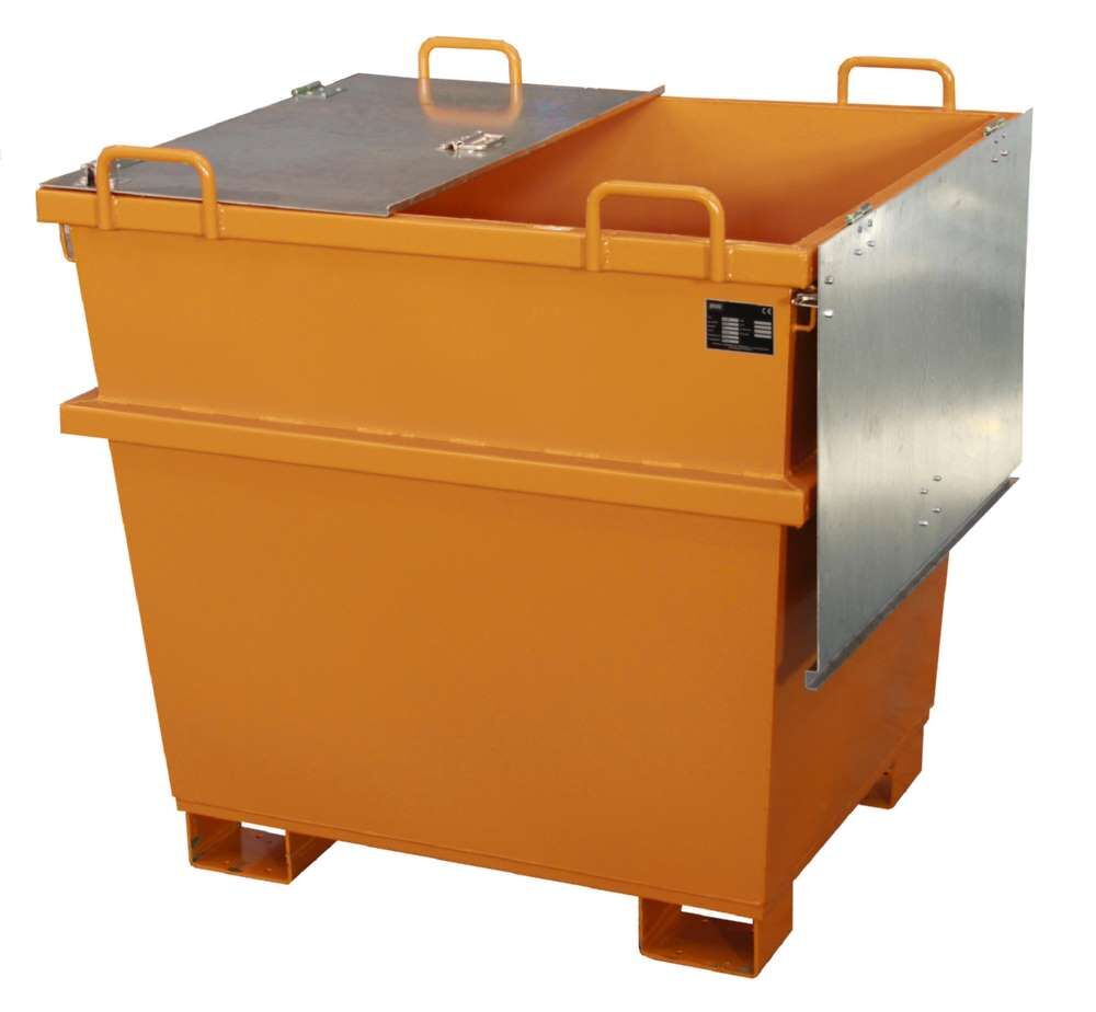 Bauer Universalcontainer UC 1000 lackiert gelborange 1200 x 1040 x 1215 mm Produktbild Bauer Universalcontainer UC 1000 lackiert gelborange 1200 x 1040 x 1215 mm bild 2