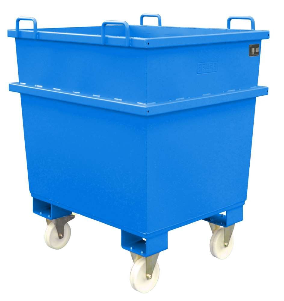 Bauer Universalcontainer UC 1000 lackiert lichtblau RAL 5012 Produktbild Bauer Universalcontainer UC 1000 lackiert lichtblau RAL 5012 bild 4