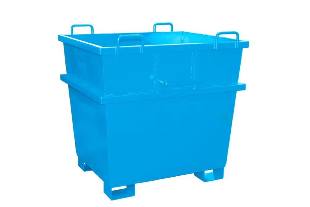 Bauer Universalcontainer UC 1000 lackiert lichtblau RAL 5012 Produktbild Bauer Universalcontainer UC 1000 lackiert lichtblau RAL 5012