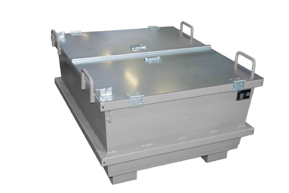 Bauer Universalcontainer UC 500 lackiert mausgrau Produktbild Bauer Universalcontainer UC 500 lackiert mausgrau bild 2