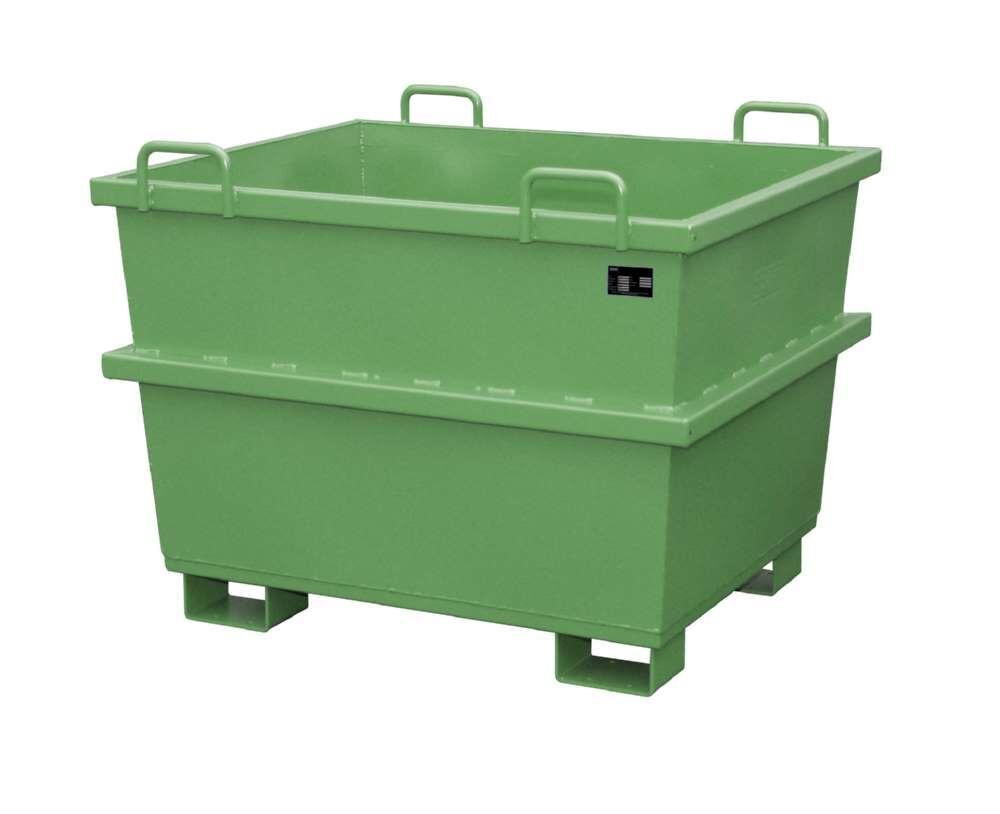Bauer Universalcontainer UC 750 lackiert resedagrün Produktbild Bauer Universalcontainer UC 750 lackiert resedagrün