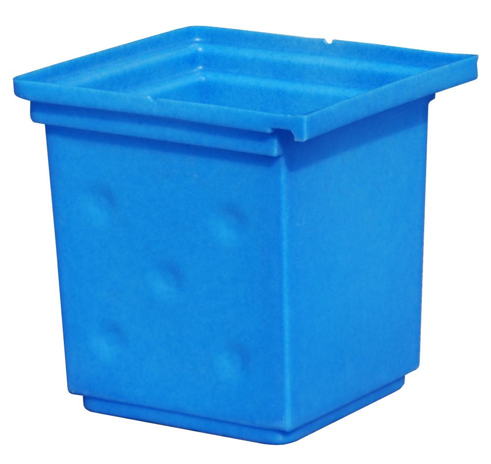 Bauer Vorsatzbehälter VB 2 aus robustem Polyethylen Ausführung in blau Produktbild Bauer Vorsatzbehälter VB 2 aus robustem Polyethylen Ausführung in blau
