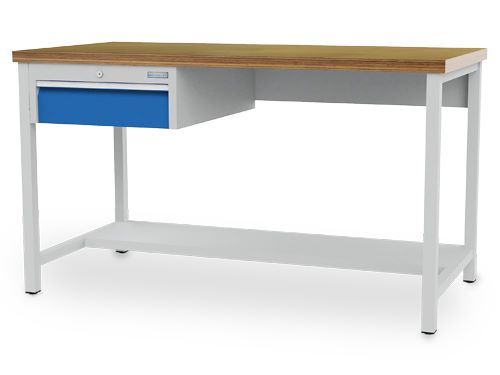 Bedrunka+Hirth Arbeitstisch mit 1 kleinen Schublade 2000 x 750 x 959 mm Produktbild Bedrunka+Hirth Arbeitstisch mit 1 kleinen Schublade 2000 x 750 x 959 mm