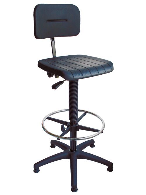 Bedrunka+Hirth Arbeitsdrehstuhl mit Lehne Sitzhöhe 575 bis 835 mm verstellbar Produktbild Bedrunka+Hirth Arbeitsdrehstuhl mit Lehne Sitzhöhe 575 bis 835 mm verstellbar