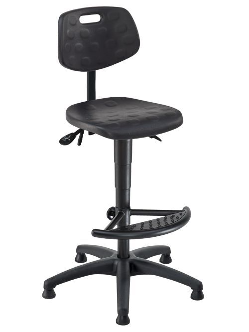 Bedrunka+Hirth Arbeitsdrehstuhl mit Bodengleitern sowie Fußstütze 590 bis 840 mm Produktbild Bedrunka+Hirth Arbeitsdrehstuhl mit Bodengleitern sowie Fußstütze 590 bis 840 mm