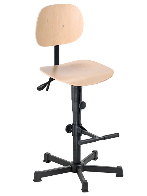 Bedrunka+Hirth Arbeitsdrehstuhl mit Bodengleitern und Fußstütze, Sitzhöhe 640 - 880 mm, Sitzflä Produktbild Bedrunka+Hirth Arbeitsdrehstuhl mit Bodengleitern und Fußstütze, Sitzhöhe 640 - 880 mm, Sitzflä