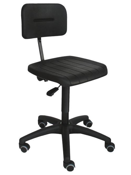 Bedrunka+Hirth Arbeitsdrehstuhl mit Rollen 445 bis 635 mm Sitz aus Buche Produktbild Bedrunka+Hirth Arbeitsdrehstuhl mit Rollen 445 bis 635 mm Sitz aus Buche