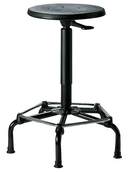 Bedrunka+Hirth Arbeitshocker Sitzhöhe von 540 bis 730 mm Last bis 110 kg PU Produktbild Bedrunka+Hirth Arbeitshocker Sitzhöhe von 540 bis 730 mm Last bis 110 kg PU