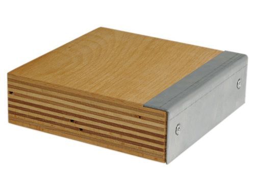 Produktbild Bedrunka+Hirth Arbeitsplatte Buche Multiplex mit Stahlkante 1000 x 750 x 40 mm