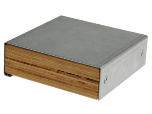 Bedrunka+Hirth Arbeitsplatte Buche Multiplex mit verzinkter Stahlabdeckung 1500 x 900 x 50 mm