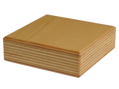 Produktbild Bedrunka+Hirth Eck Arbeitsplatte workraster Buche Mutliplex 494 x 494 x 25 mm