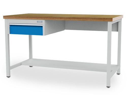 Bedrunka+Hirth Arbeitswerktisch mit Hängeschubladenblock 2000 x 750 x 859 mm Produktbild Bedrunka+Hirth Arbeitswerktisch mit Hängeschubladenblock 2000 x 750 x 859 mm