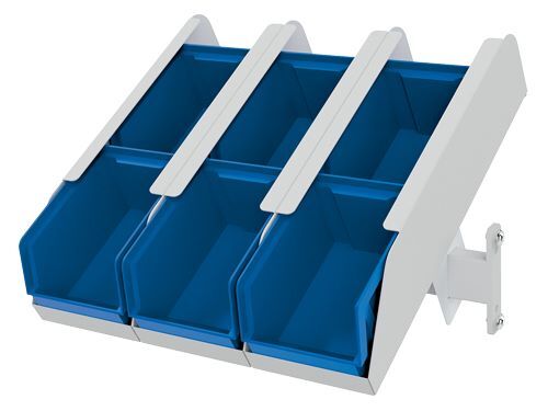 Produktbild Bedrunka+Hirth Bereitstellungsrutsche zur seitlichen Befestigung 350 x 110 x 82 mm