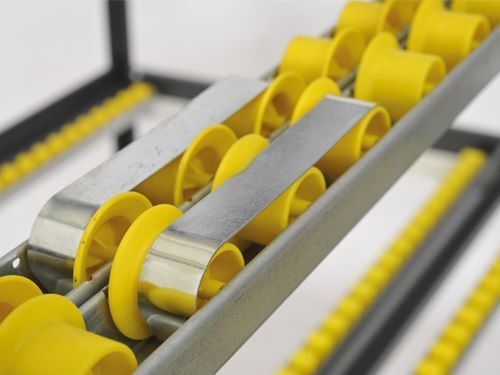 Produktbild Bedrunka+Hirth Bremsblech für Röllchenbahn Stahlblech