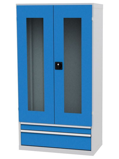 Bedrunka+Hirth CNC Flügeltürenschrank mit Sichttüren Plexi R 36 H 1838 mm Produktbild Bedrunka+Hirth CNC Flügeltürenschrank mit Sichttüren Plexi R 36 H 1838 mm